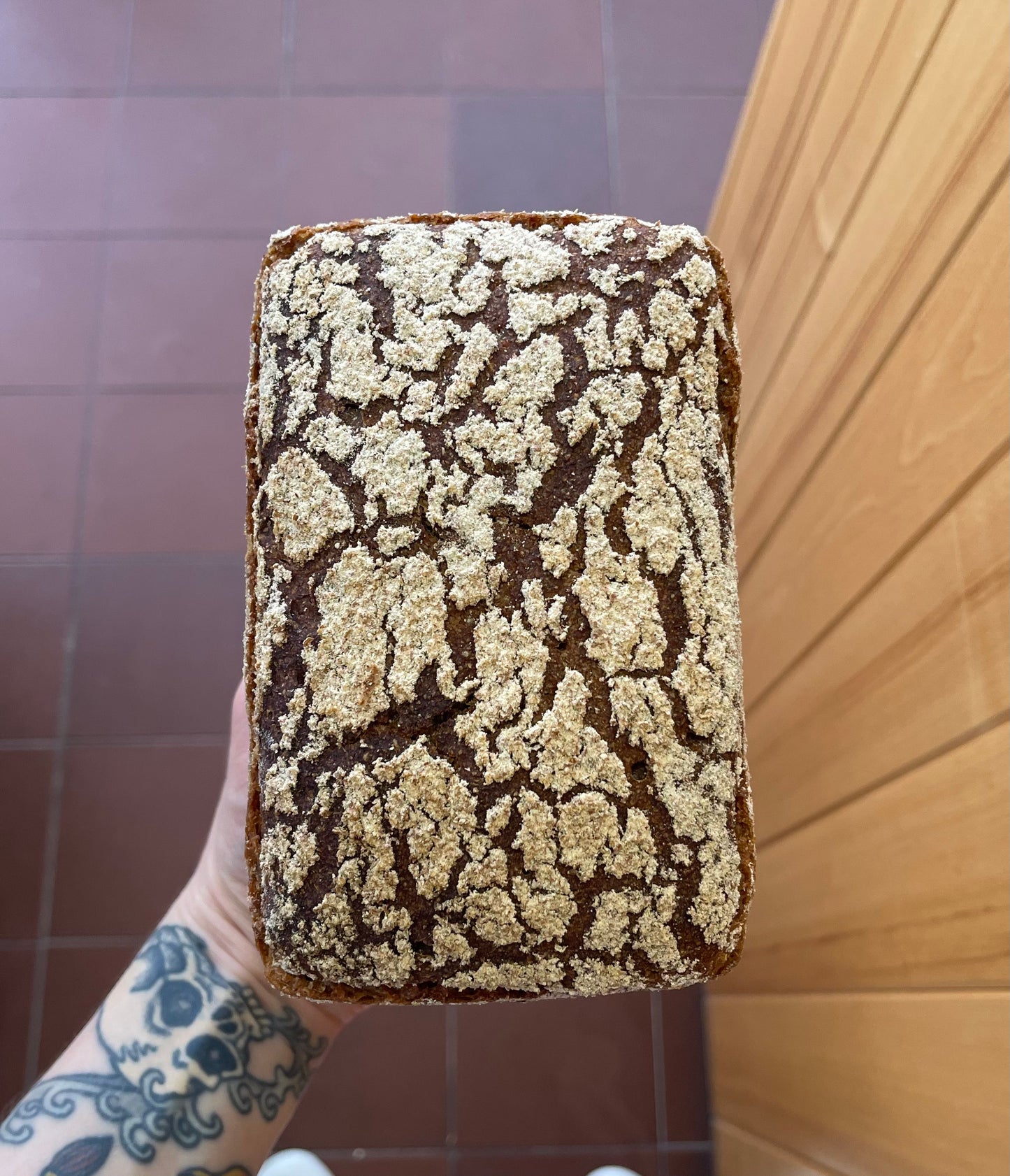 100% Rye Tin Loaf (preorder for collection on Christmas Eve, Wednesday 24th December)